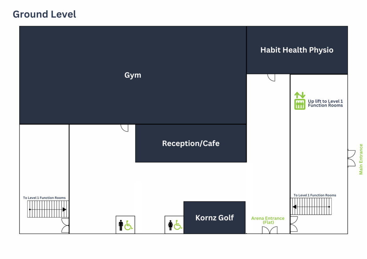 Accessibility arena main foyer